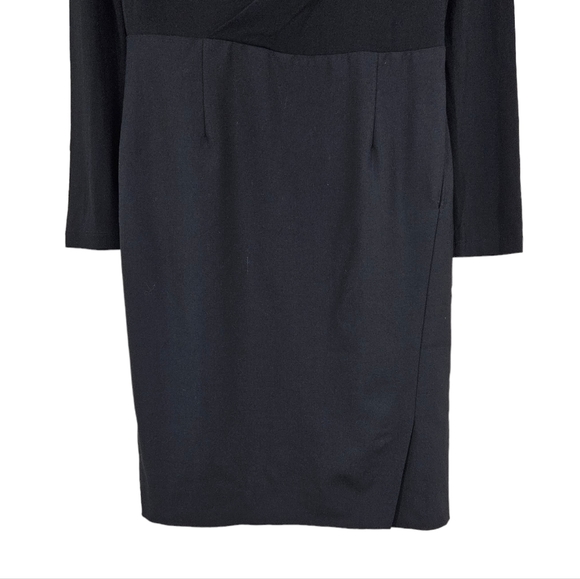 MM Lafleur Black Drape Neck Akiko Dress - Picture 4 of 7